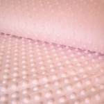 Quilted Bubble Fabric - Baby Pink